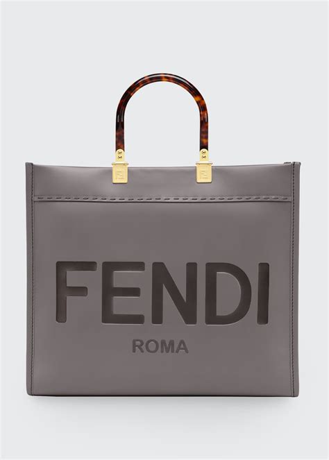 fendi shopper tote on sale